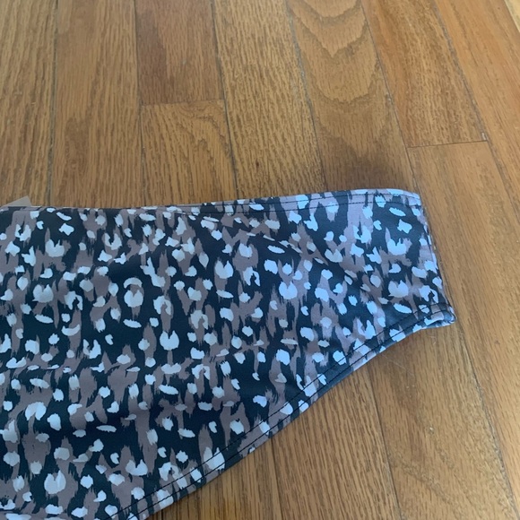 BLUE ATHLETICA Swim Bikini Bottoms Size XL Cheetah Print Brown Black White - Picture 4 of 8